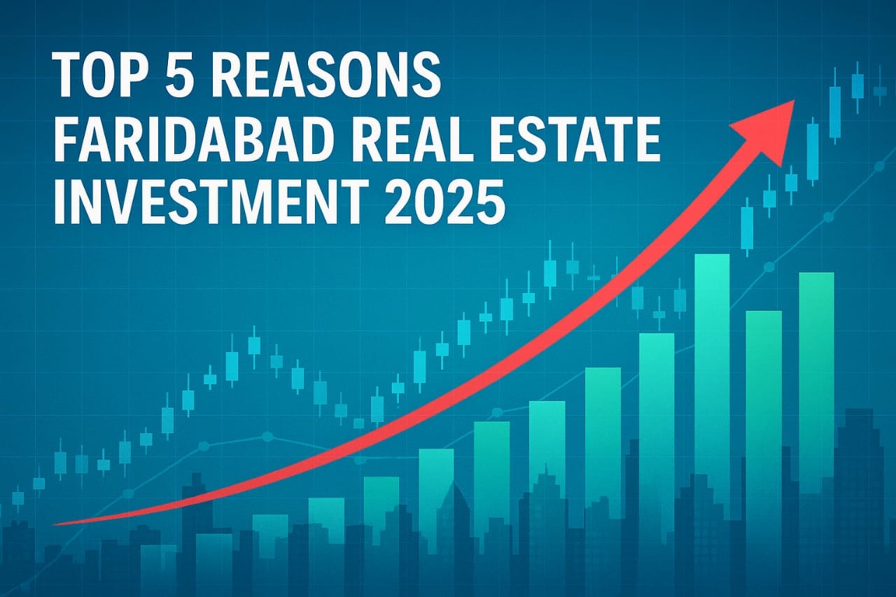 Top 5 Reasons Faridabad Real Estate Investment 2025- Market Trend | Estate Vyapar