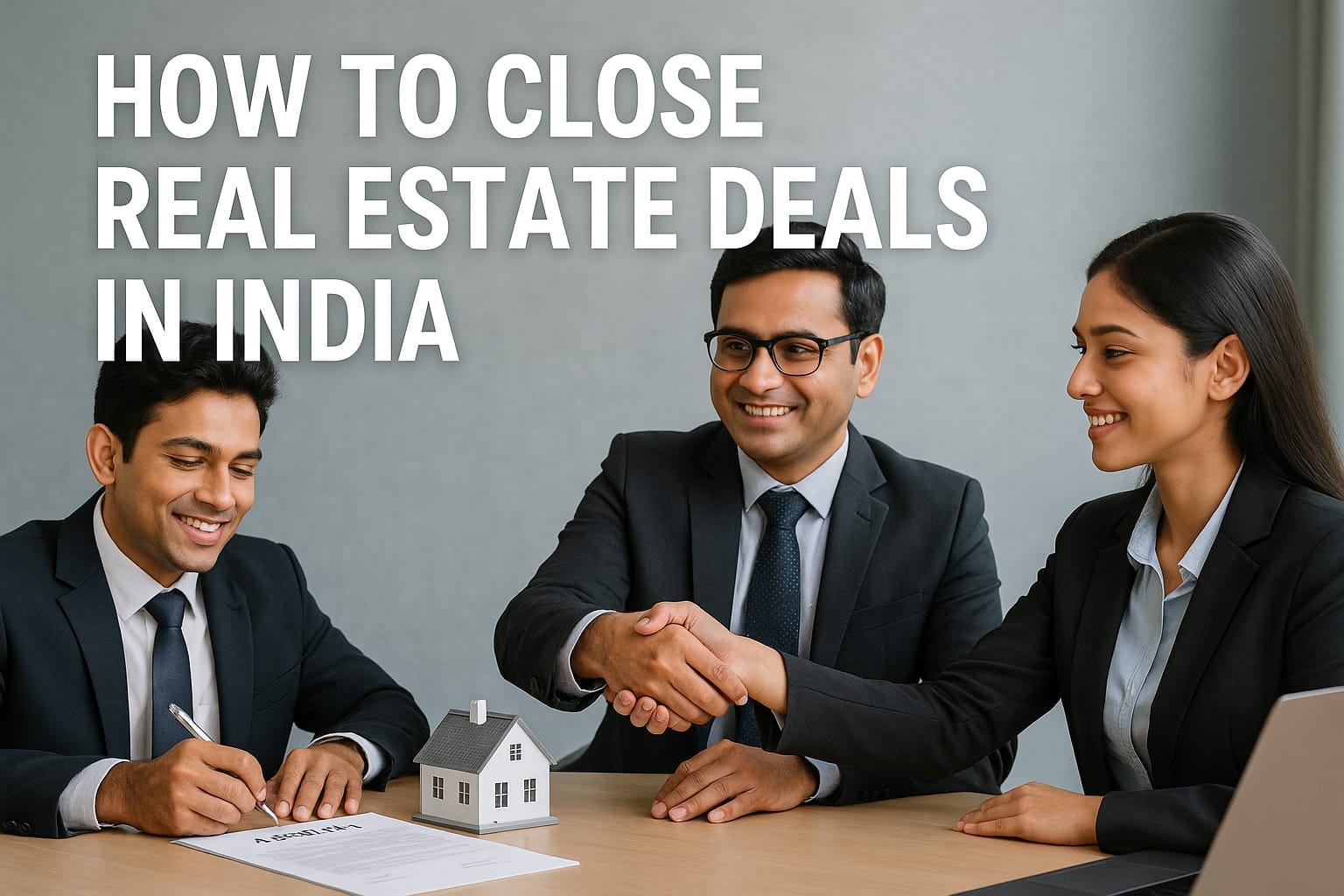 Complete guide on how to close real estate deals in India: from site visit and agreement to registry and legal checks. Updated for 2025 buyers & sellers.