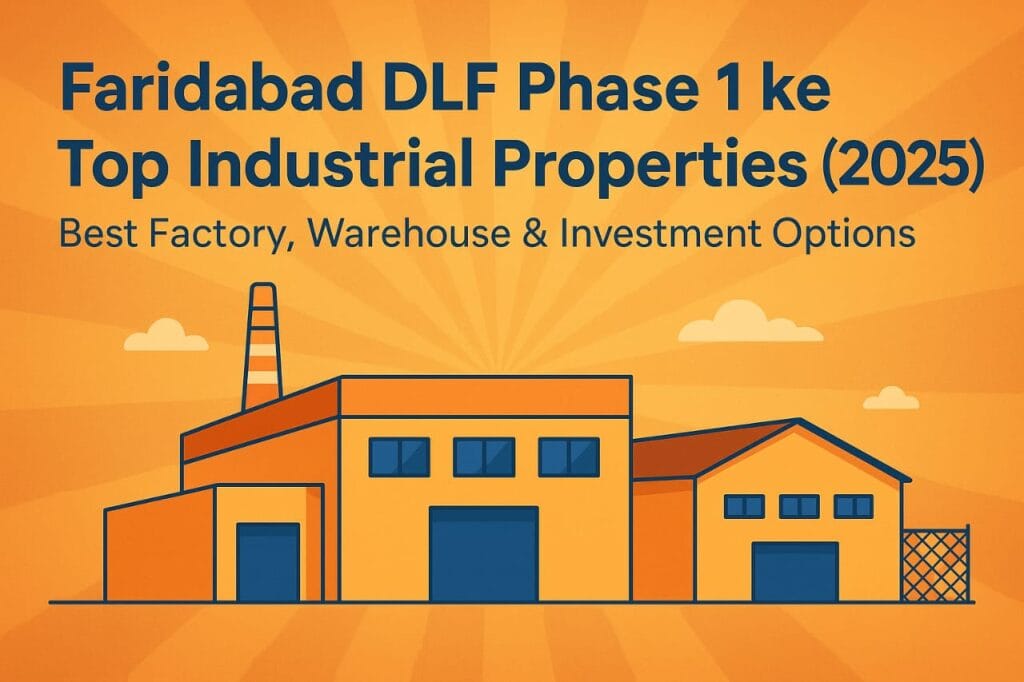 Faridabad DLF Phase 1 ke Top Industrial Properties (2025) – Best Factory, Warehouse & Investment Options 1 Top Industrial Properties in Faridabad DLF Phase 1 – Factory & Warehouse (2025)