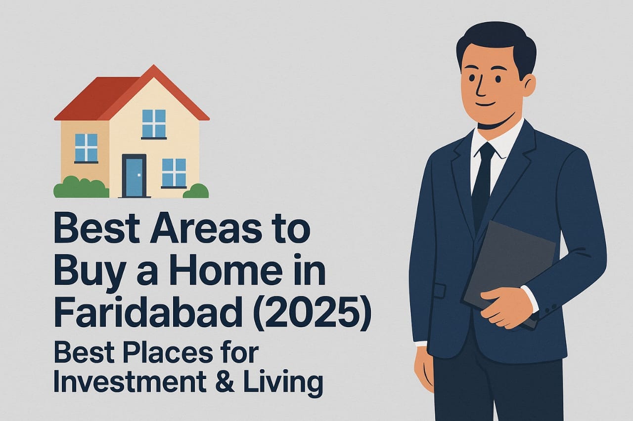 Best Areas to Buy a Home in Faridabad (2025) – Best Places for Investment & Living.